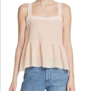 Nation Ltd Nation Ltd Giovana Tie-Back Tank in Pink Xs
